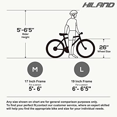 Hiland Spectre GJZ Mountain Bike 26inch 432 482 Frames 4