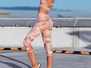 Leggings and sports bra combo set - Cosmic