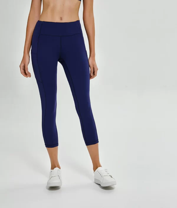 Leggings mid length with side pockets Marilyn 3
