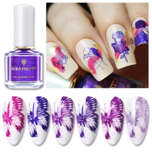 Nail stamping polish - "Birth of the Queen" - Purple