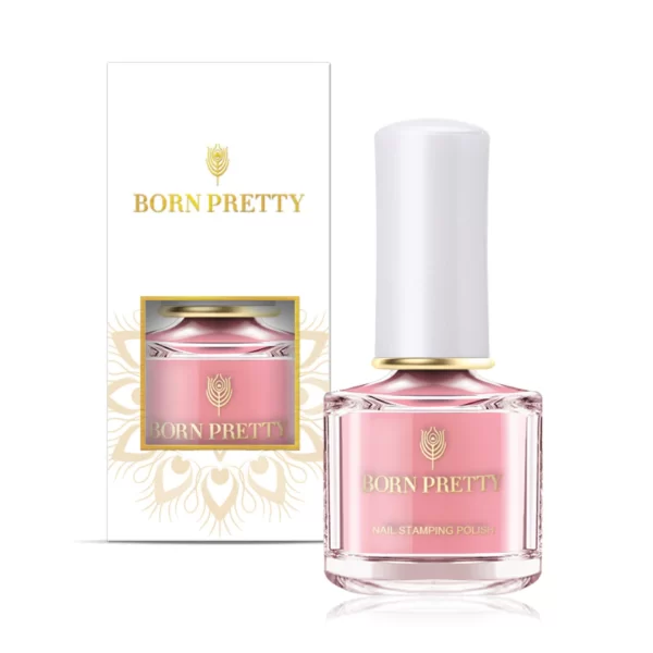 Nail stamping polish Cherry Blossom Soft Pink 1