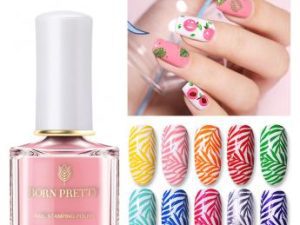 Nail stamping polish - "Cherry Blossom"- Soft Pink