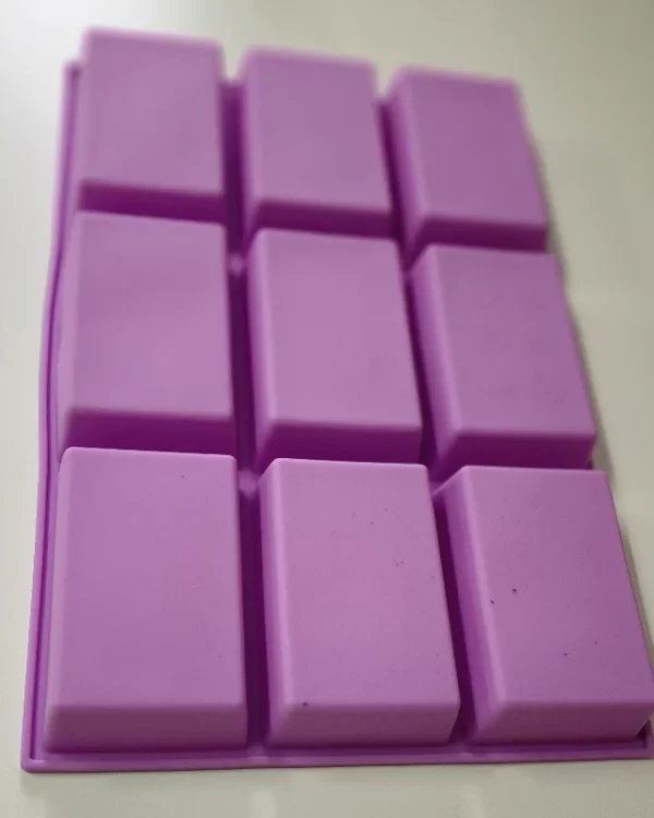 Silicone Mold 9 Cavity Rectangle 3