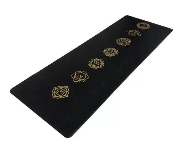 Vegan Leather and Natural tree rubber Yoga mat Eco Friendly 4