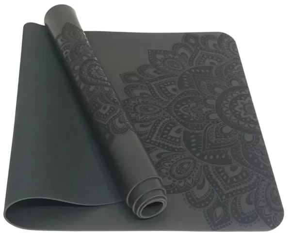Vegan Leather and Natural tree rubber Yoga mat Eco Friendly 8