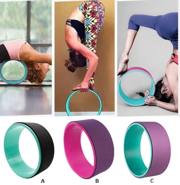 Yoga wheel - TPE & ABS plastic