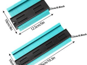 Contour Gauge Duplicator Profile Measuring Tool - 2PC set