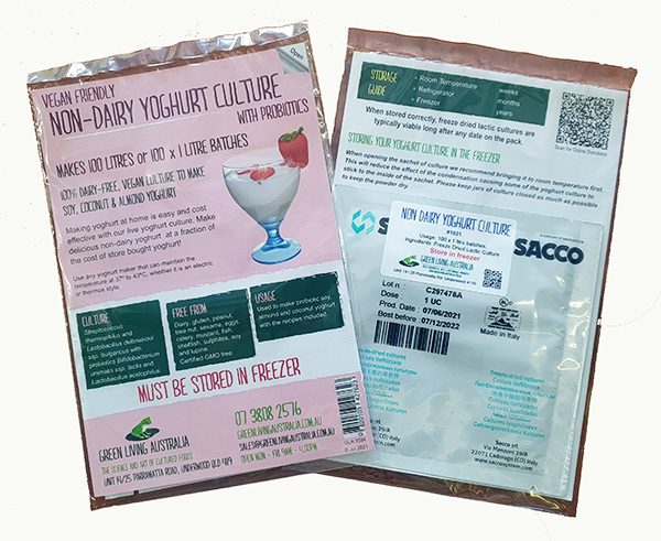 Vegan Non Dairy Yoghurt Culture with Probiotics 100 litre 3