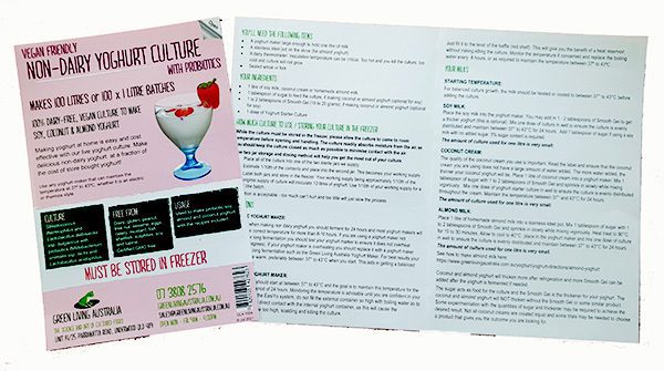 Vegan Non-Dairy Yoghurt Culture with Probiotics - 100 litre 4 Vegan Non-Dairy Yoghurt Culture with Probiotics - 100 litre - Image 4